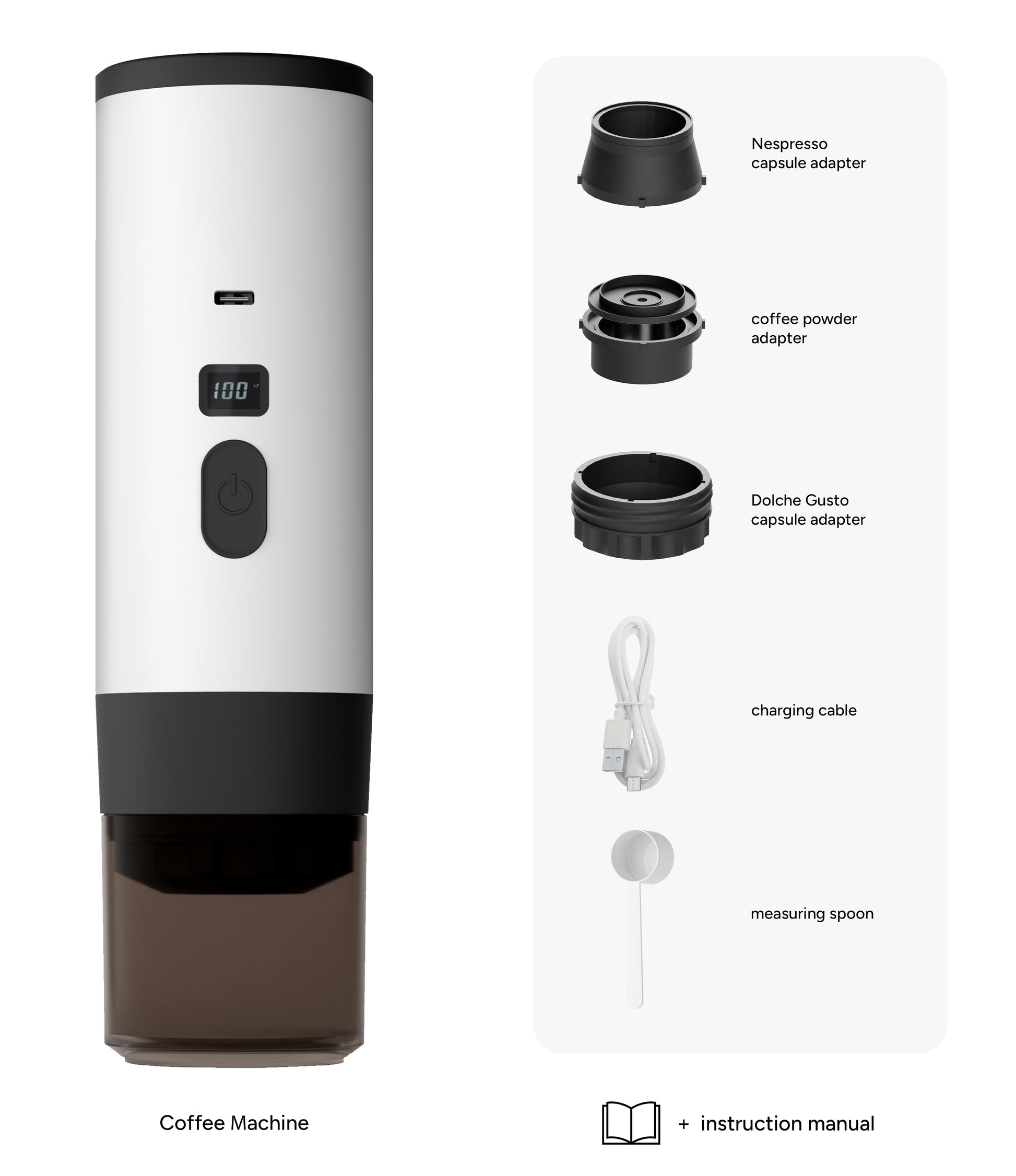Tragbare Espressomaschine